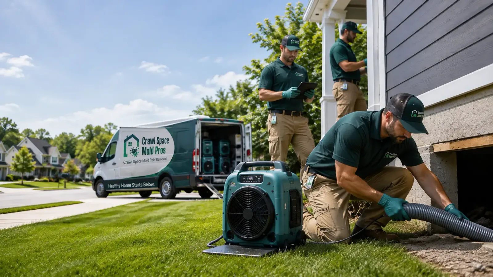 Crawl Space Mold Removal in Morton, WA